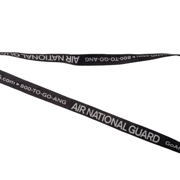 Air National Guard Lanyard with Remove Before Flight Embroidered Keychain Red - Picture 4 of 4